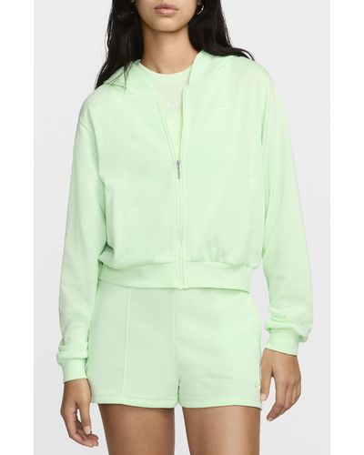 Nike Sportswear Chill French Terry Full Zip Hooded Jacket - Green