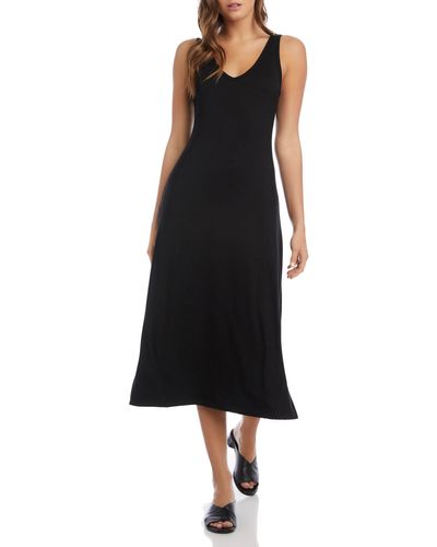 Karen Kane Brigitte Sleeveless Midi Dress - Black