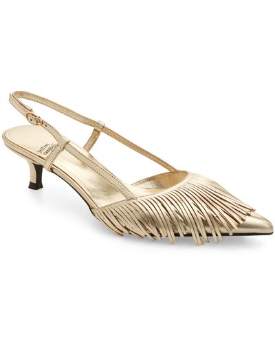 Jeffrey Campbell Lasso Me Slingback Pointed Toe Pump - Natural