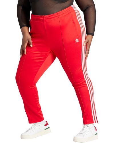 adidas Superstar Track Pants - Red