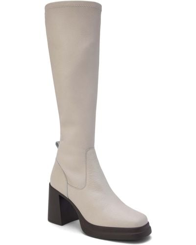 Matisse Delaney Knee High Platform Boot - White