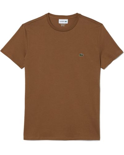 Lacoste Pima Cotton T-shirt - Brown
