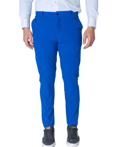Maceoo Slim Fit Pants - Blue
