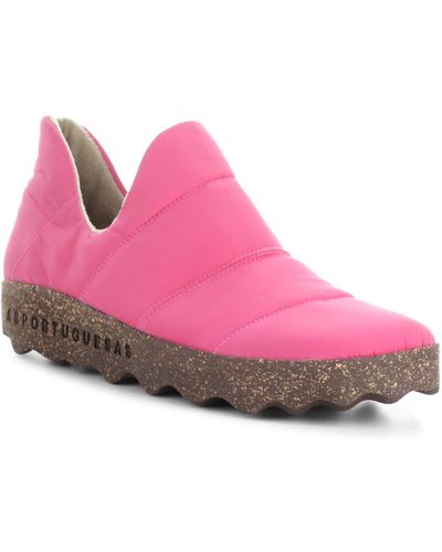 ASPORTUGUESAS Crus Quilted Slip-on Sneaker - Pink