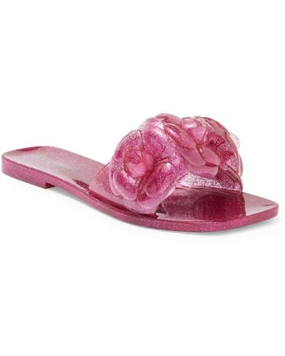 Jeffrey Campbell Floralee Slide Sandal - Pink
