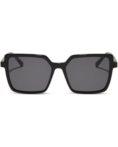 DIFF Esme 53mm Polarized Square Sunglasses - Black