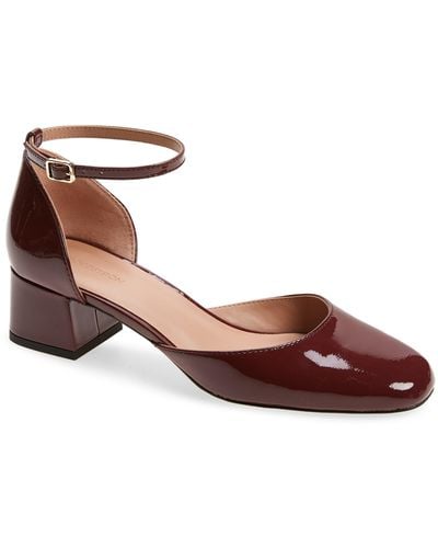 Nordstrom Baina Ankle Strap Pump - Brown