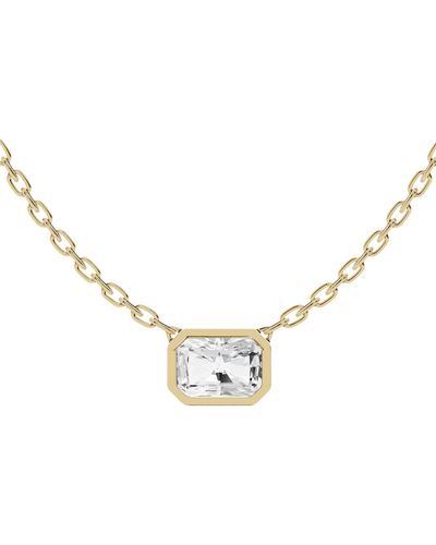 Jennifer Fisher 18k Gold Radiant Sol Lab Created Diamond Pendant Necklace - Metallic