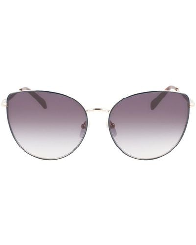 Longchamp Roseau 60mm Cat Eye Sunglasses - Purple