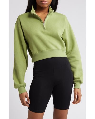 BP. Quarter Zip Sweatshirt - Green