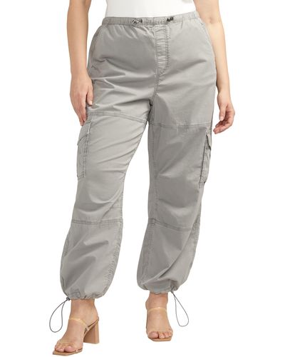Silver Jeans Co. Parachute Cargo Pants - Gray