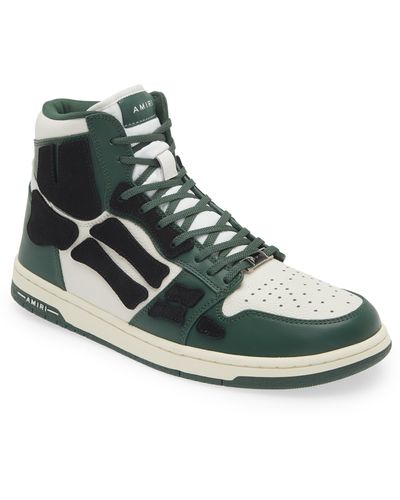 Amiri Skeleton High Top Sneaker - Green