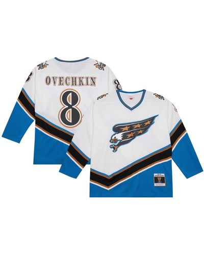 Mitchell & Ness Alexander Ovechkin White Washington Capitals 2005/06 Blue Line Player Jersey At Nordstrom