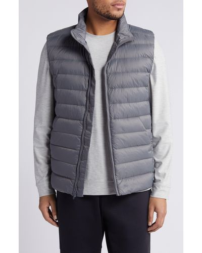 Reigning Champ Water Repellent 750 Fill Power Down Vest - Gray