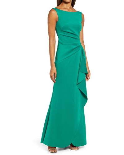 Eliza J Sleeveless Dress In Green