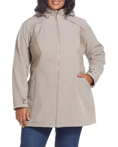 Gallery Soft Shell Water Resistant Jacket - Gray