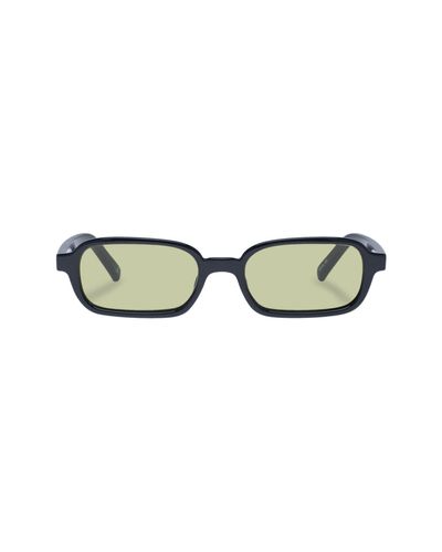 Le Specs Pilferer 53mm Rectangular Sunglasses - Green