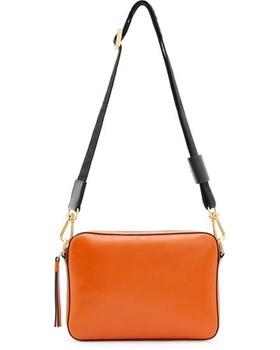 AllSaints Lucile Leather Crossbody Bag - Red