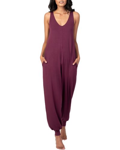 Lively All Day Jumpsuit - Purple