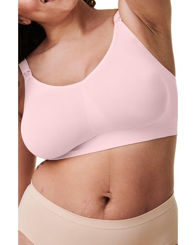 Bravado Designs Body Silk Seamless Recycled Nylon Blend Wireless Maternity/nursing Bra - Pink