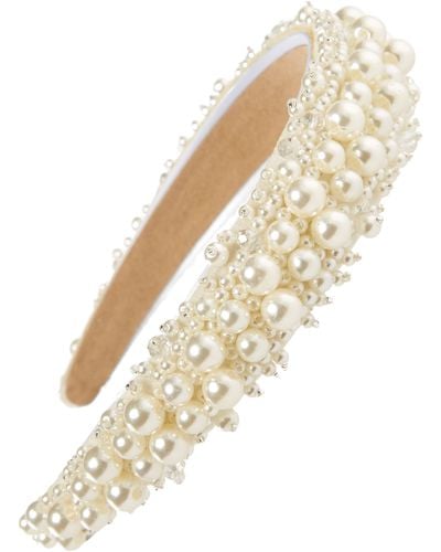 Tasha Imitation Pearl Headband - Natural