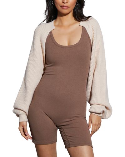 Vici Collection Lanelle Shrug - Brown