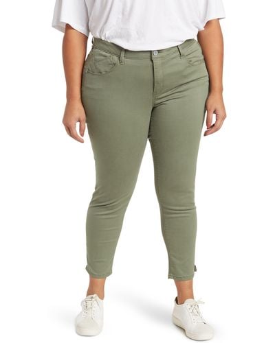Wit & Wisdom 'ab'solution High Waist Ankle Skinny Pants - Green