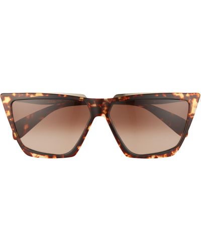 Rag & Bone Havana Geometric Sunglasses - Brown