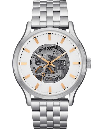 Nixon Spectra Automatic Bracelet Watch - Gray