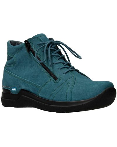 Wolky Why Water Resistant Sneaker - Blue