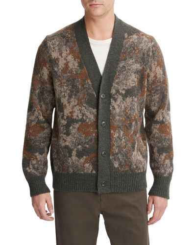 Vince Abstract Floral Cardigan - Multicolor