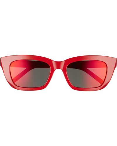 Givenchy 53mm Cat Eye Sunglasses - Red