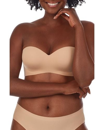Le Mystere Smooth Shape Wireless Strapless Bra - Brown