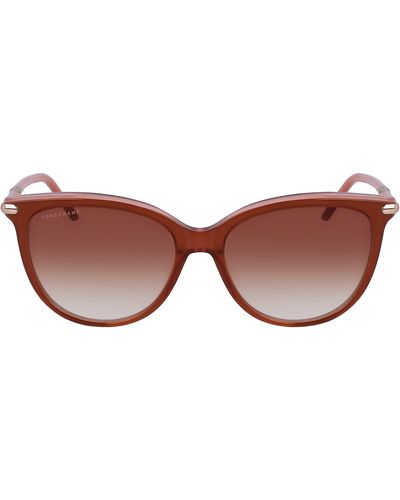 Longchamp Tea Cup 54mm Sunglasses - Brown