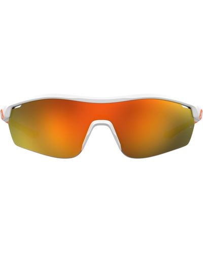 Under Armour 99mm Mirrored Sport Sunglasses - Orange
