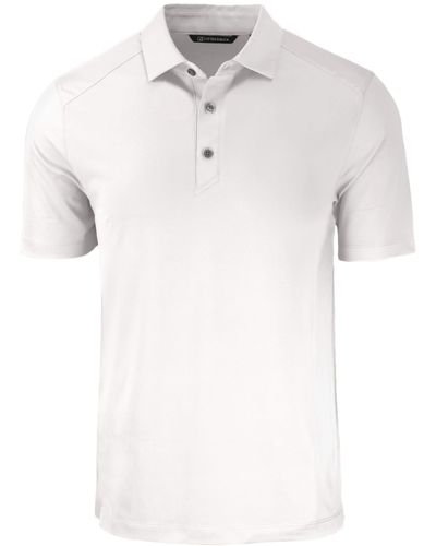 Cutter & Buck Solid Performance Recycled Polyester Polo - White