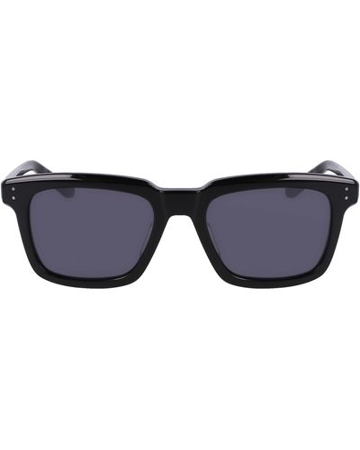 Shinola Monster 54mm Rectangular Sunglasses - Blue