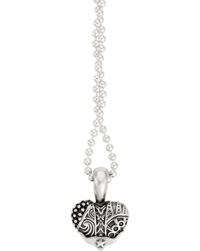 Lagos Hearts Of Texas Long Pendant Necklace - White
