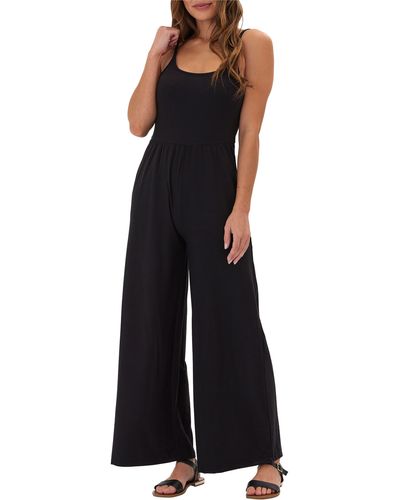 Threads For Thought Tansie Luxe Jersey Tank Jumpsuit - Black