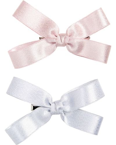 BP. 2-pack Bow Alligator Hair Clips - Pink