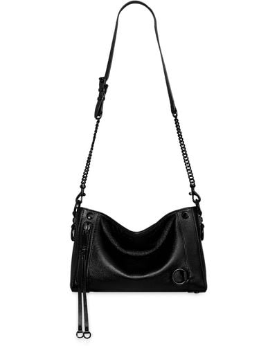 Rebecca Minkoff Mini Mab Leather Crossbody Bag - Black