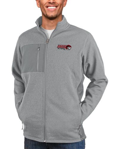 Antigua Winston-salem State Rams Course Full-zip Jacket At Nordstrom - Gray