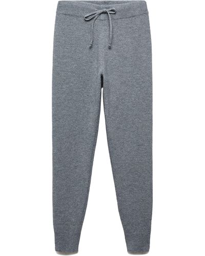Mango Knit sweatpants - Gray