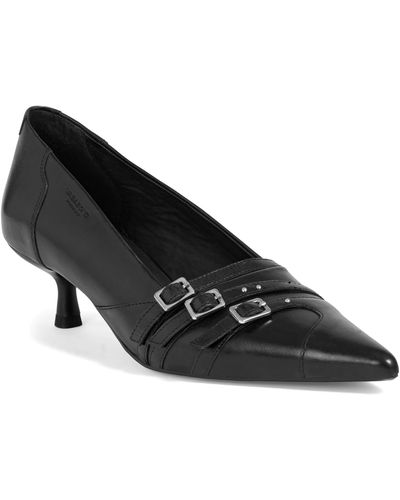 Vagabond Shoemakers Lykke Pointed Toe Kitten Heel Pump - Black
