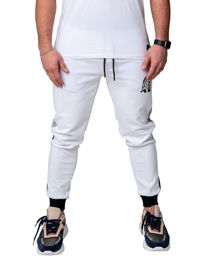 Maceoo Legendary Stretch Cotton sweatpants - White