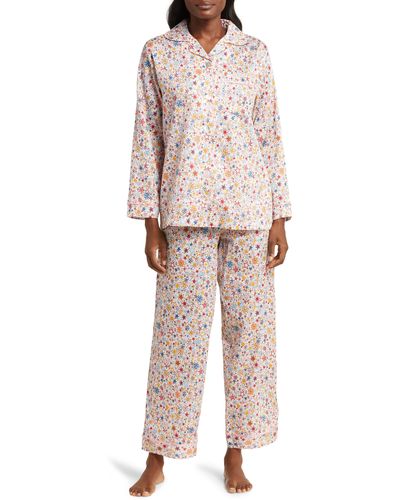 Papinelle Star Print Cotton Sateen Pajamas - Multicolor