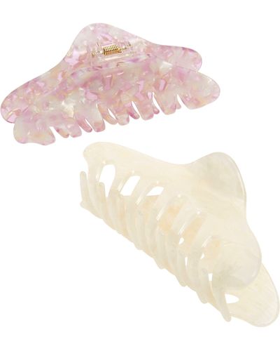 Tasha Assorted 2-pack Claw Clips - Pink