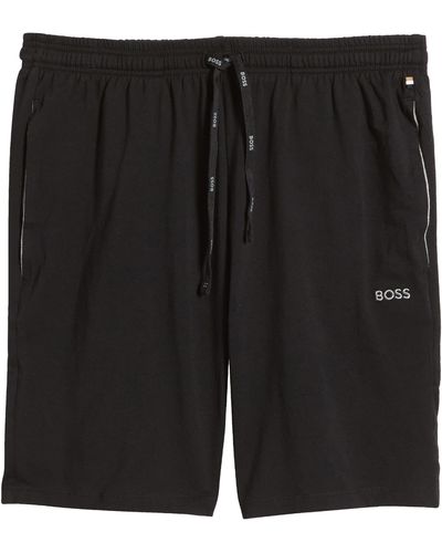 BOSS Mix Match Pajama Shorts - Black