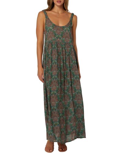 O'neill Sportswear Dreamer Floral Cover-up Dress - Green