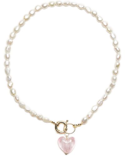 petit moments Lisa Freshwater Pearl Necklace - White